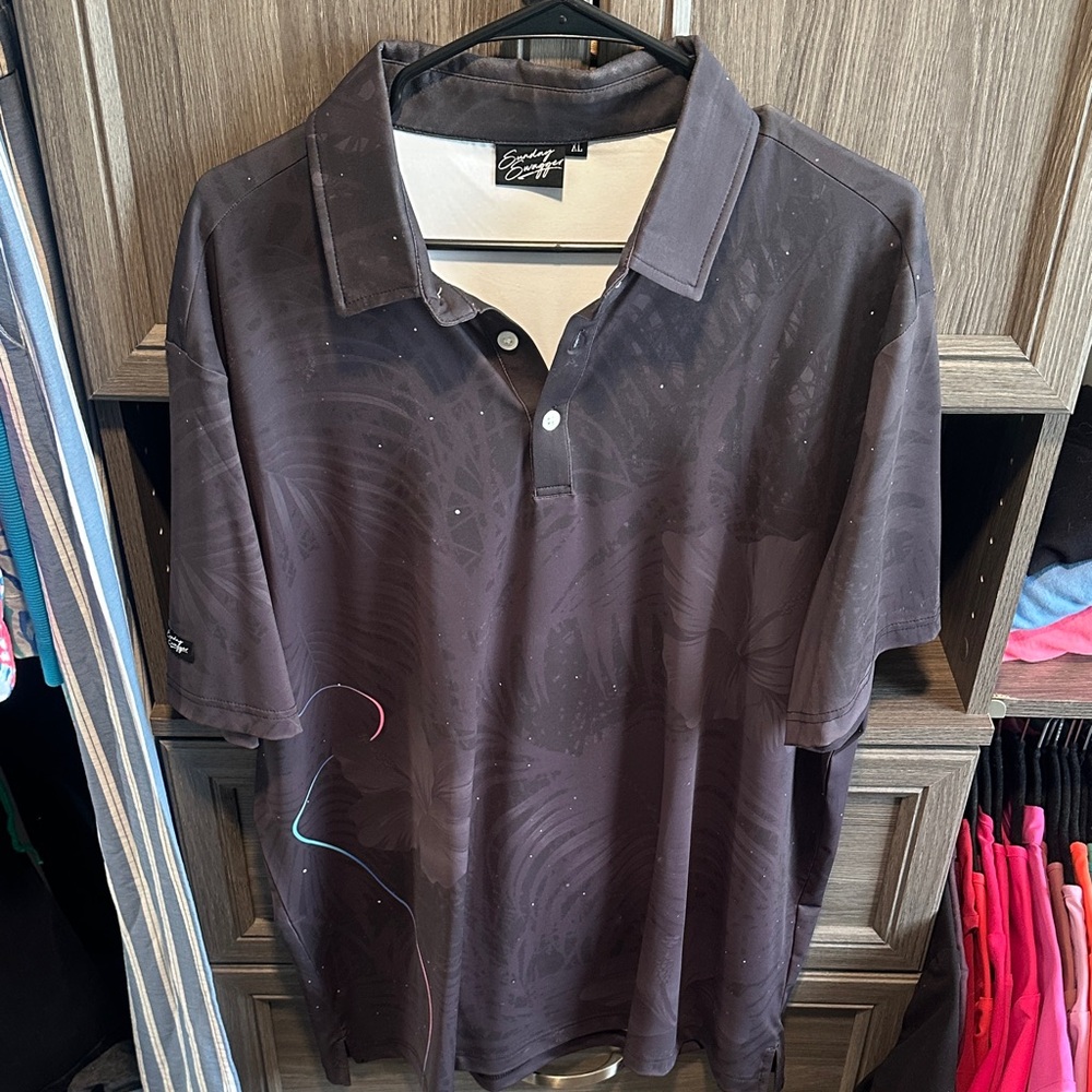 Sunday Swagger Dark Gray Polo Shirt